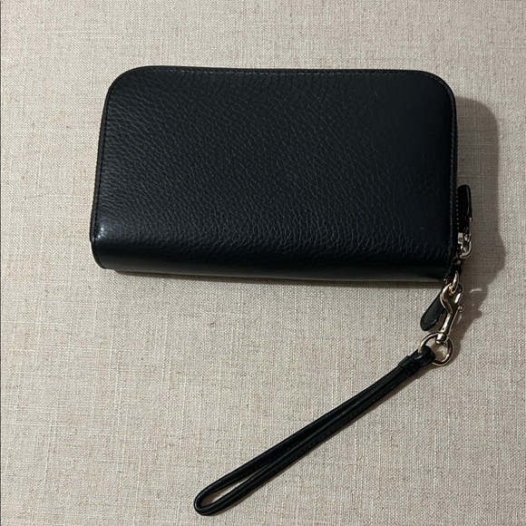 Coach Black Travel Wallet - Picture 2 of 6